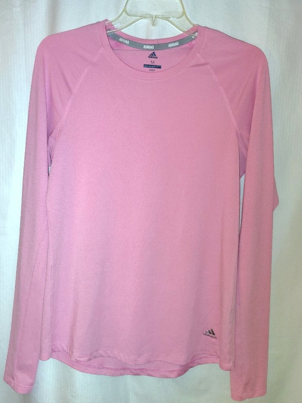 Adidas Golf Top Pretty in Pink Long Sleeve Medium